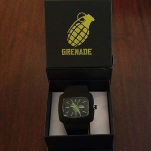 Black Grenade watch. New in box. Never worn.